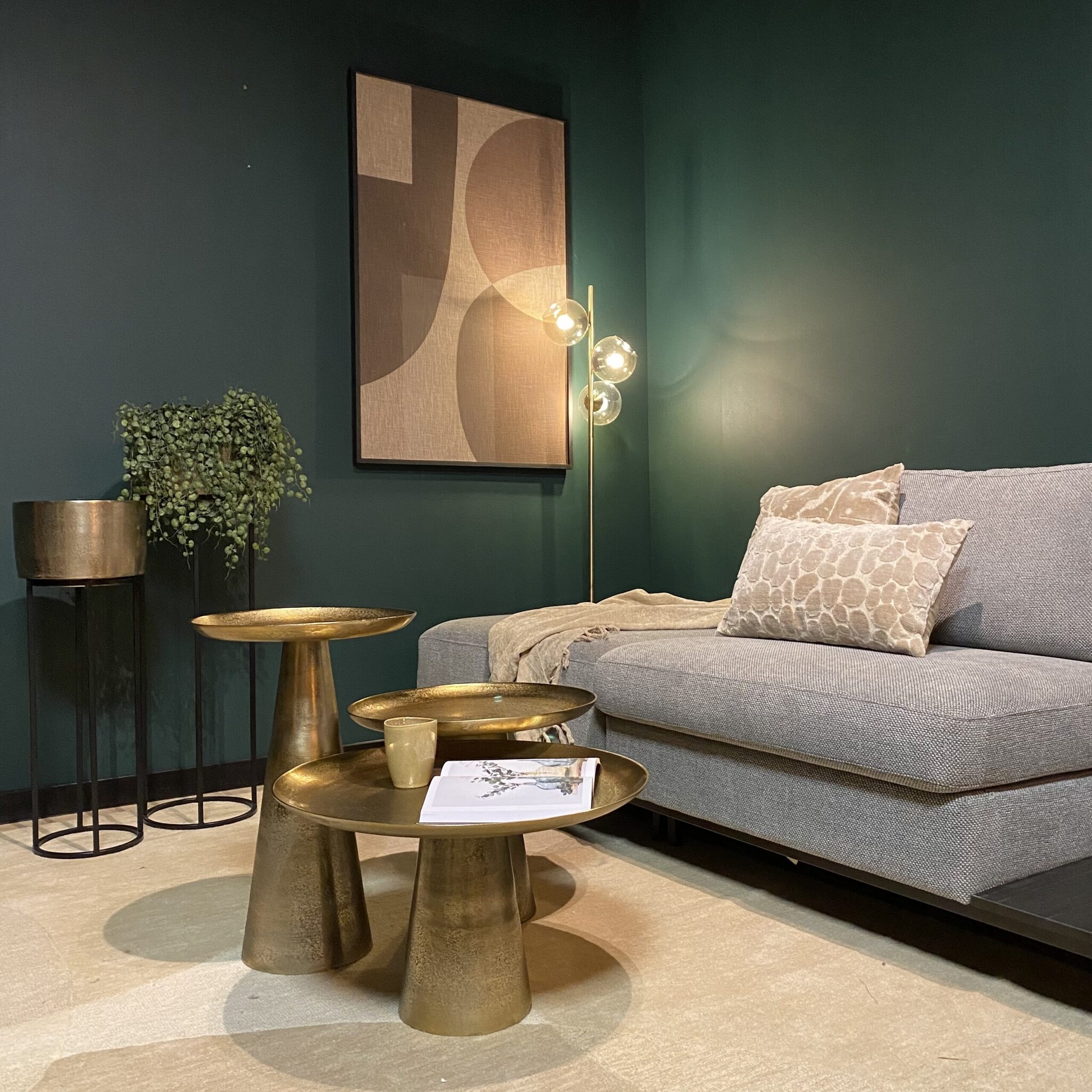 Starfurn - Salontafel Daisy - Brons - 58x58x36 cm