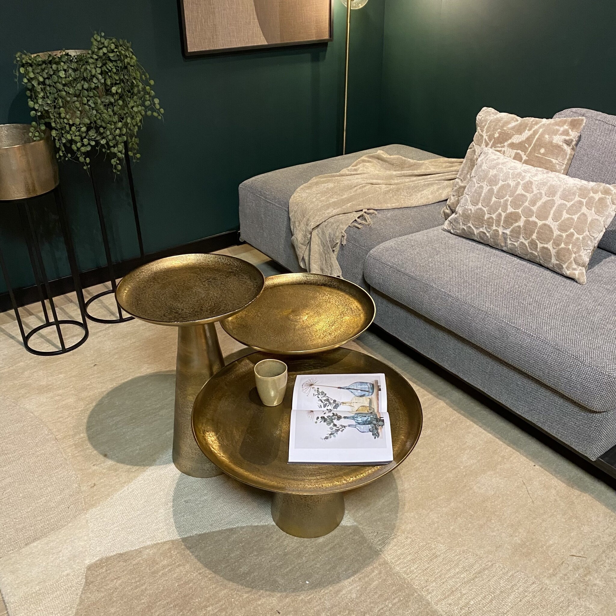 Starfurn - Salontafel Daisy - Brons - 58x58x36 cm