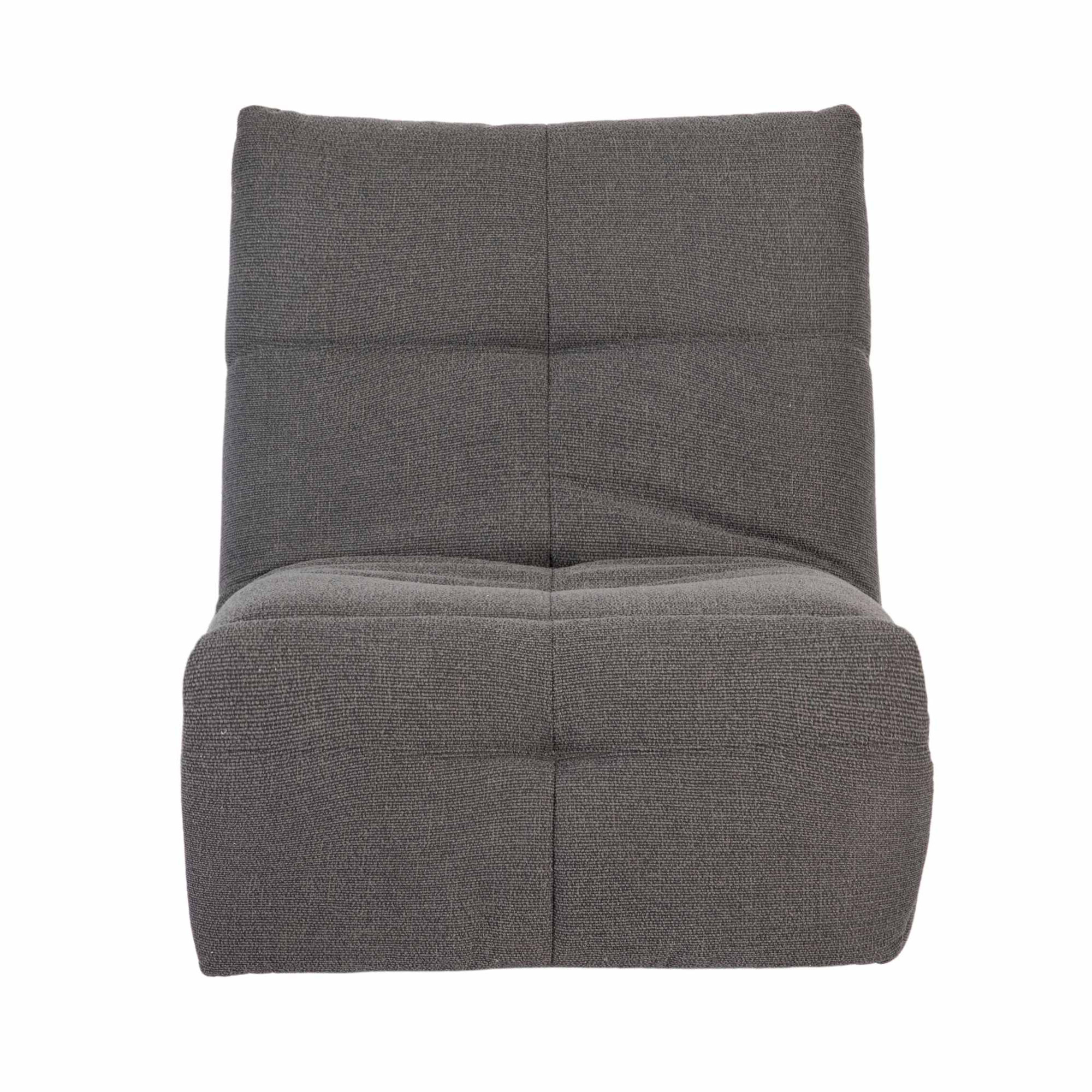 Starfurn - Fauteuil Lazy - Grijs - 103x82x96 cm