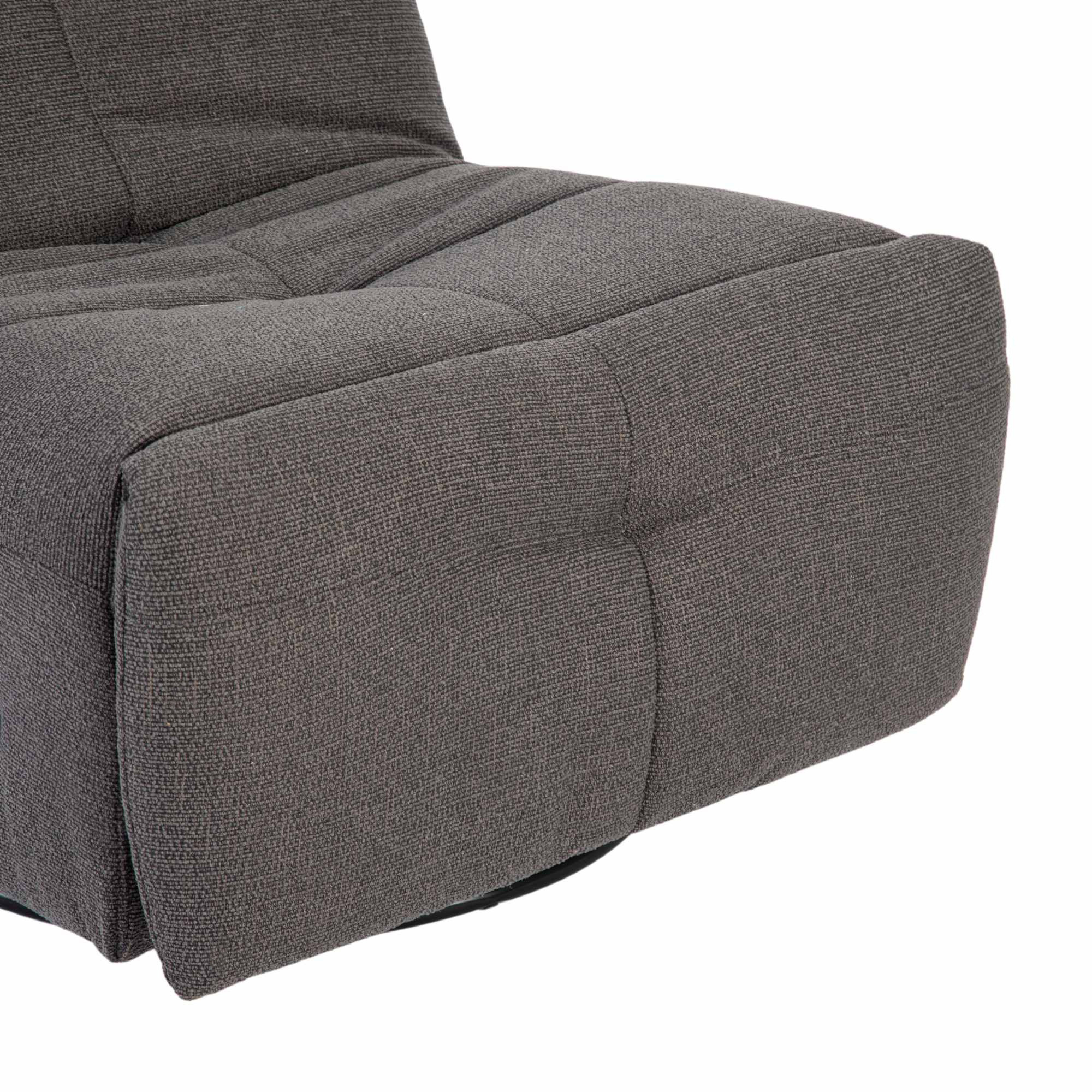 Starfurn - Fauteuil Lazy - Grijs - 103x82x96 cm