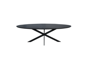 Starfurn - Eettafel Ferris - Zwart - 110x240x76 cm