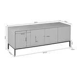 Starfurn - Tv meubel Madison - Bruin - 45x165x55 cm