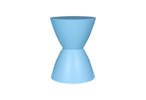 Starfurn - Bijzettafel Abbey - Blauw - 33x33x45 cm