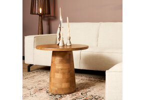 Starfurn - Bijzettafel Timo - Bruin - 60x60x50 cm