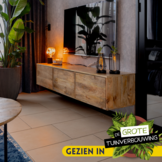 Starfurn - Zwevend tv meubel Vision Natural - 160 cm