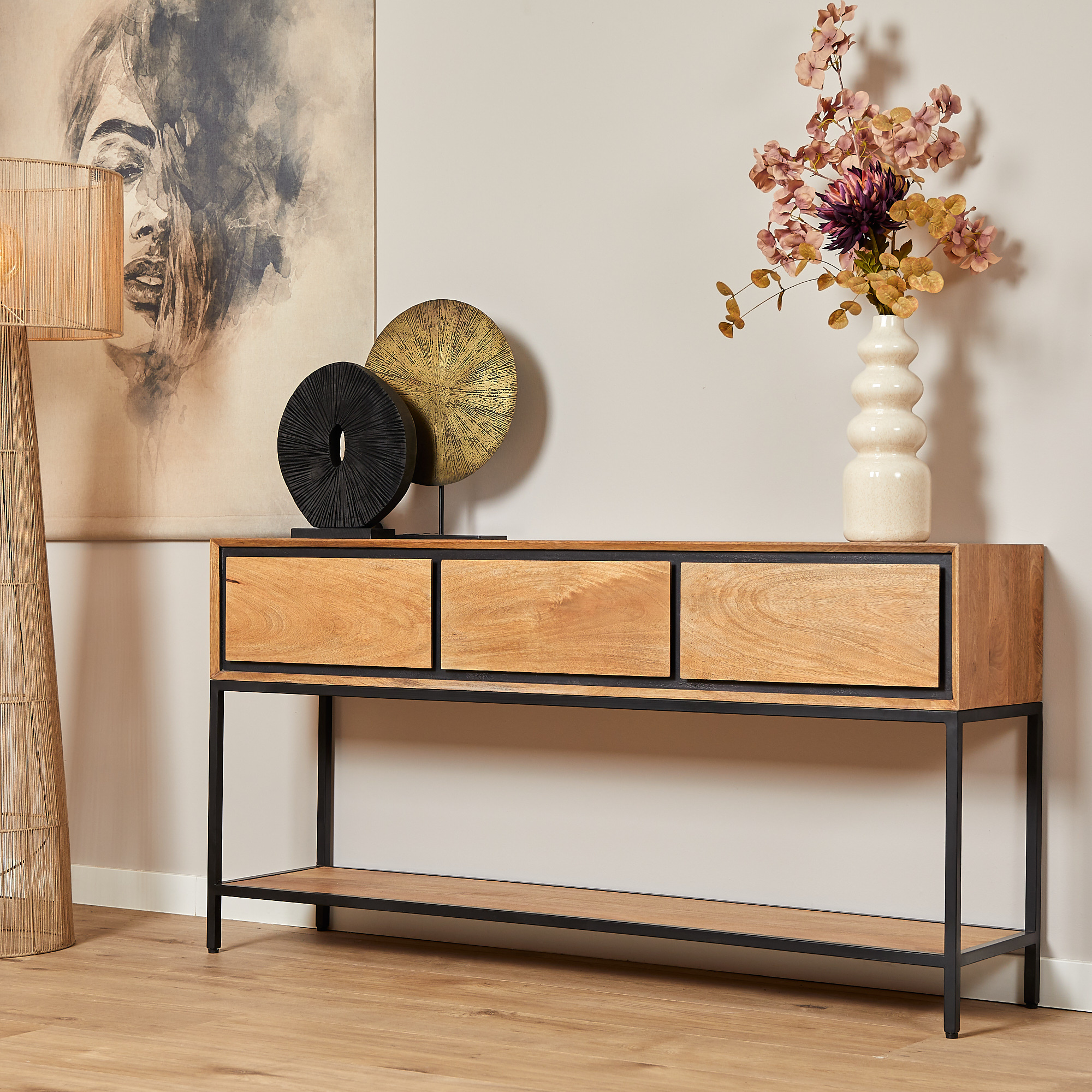 Starfurn - Sidetable RichWood - Bruin - 35x150x76 cm