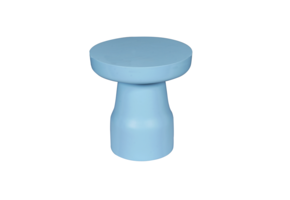 Starfurn - Bijzettafel Drum - Blauw - 40x40x42 cm