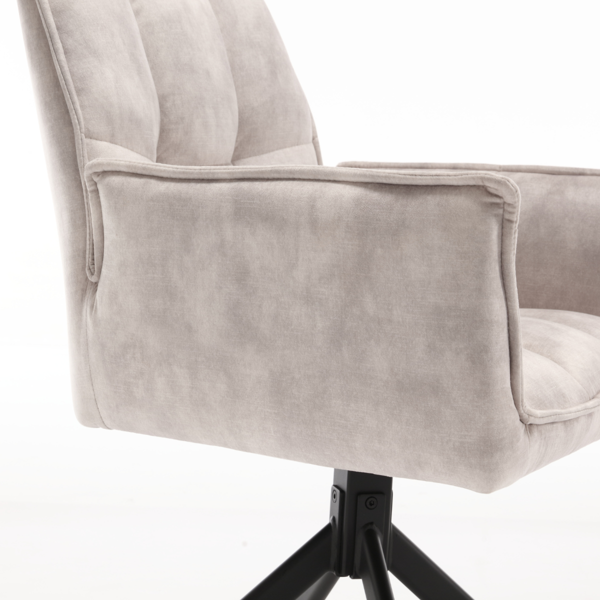 Starfurn - Eetkamerstoel Dani - Grijs - 58x67x64 cm