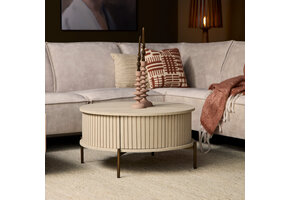 Starfurn - Salontafel Madison - Beige - 80x80x40 cm