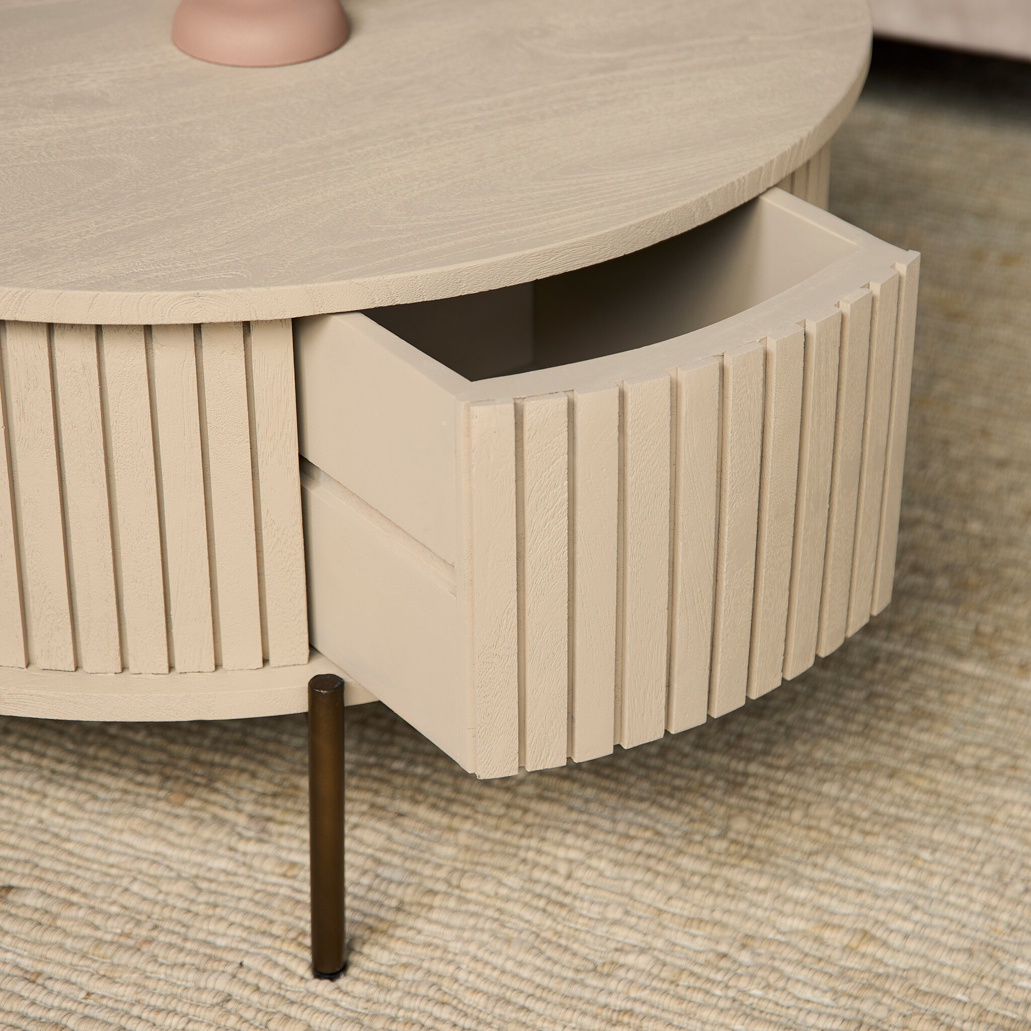 Starfurn - Salontafel Madison - Beige - 80x80x40 cm