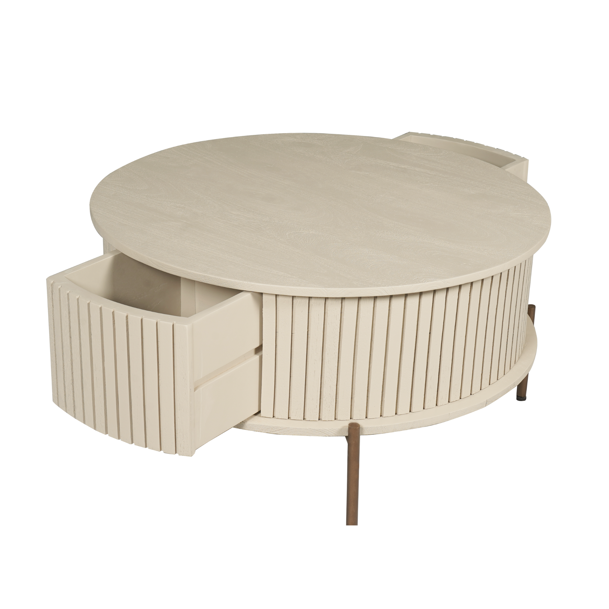 Starfurn - Salontafel Madison - Beige - 80x80x40 cm