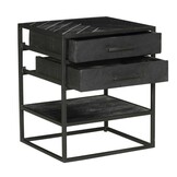 Starfurn - Nachtkastje New York - Zwart - 40x45x53 cm