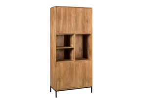 Starfurn - Vakkenkast Madison - Bruin - 45x90x200 cm