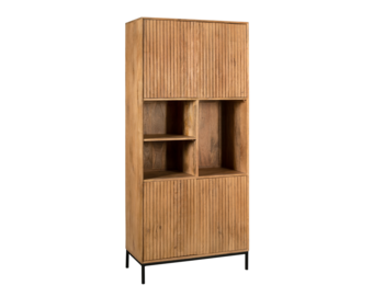 Starfurn - Vakkenkast Madison - Bruin - 45x90x200 cm