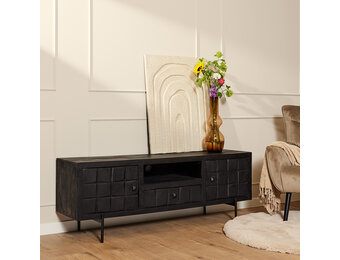 Starfurn - Tv meubel Brandy Black - 180 cm