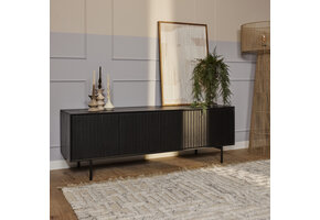 Starfurn - Tv meubel Madison - Zwart - 45x165x55 cm