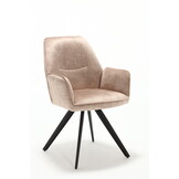 Starfurn - Eetkamerstoel Nova - Beige - 58x65x64 cm