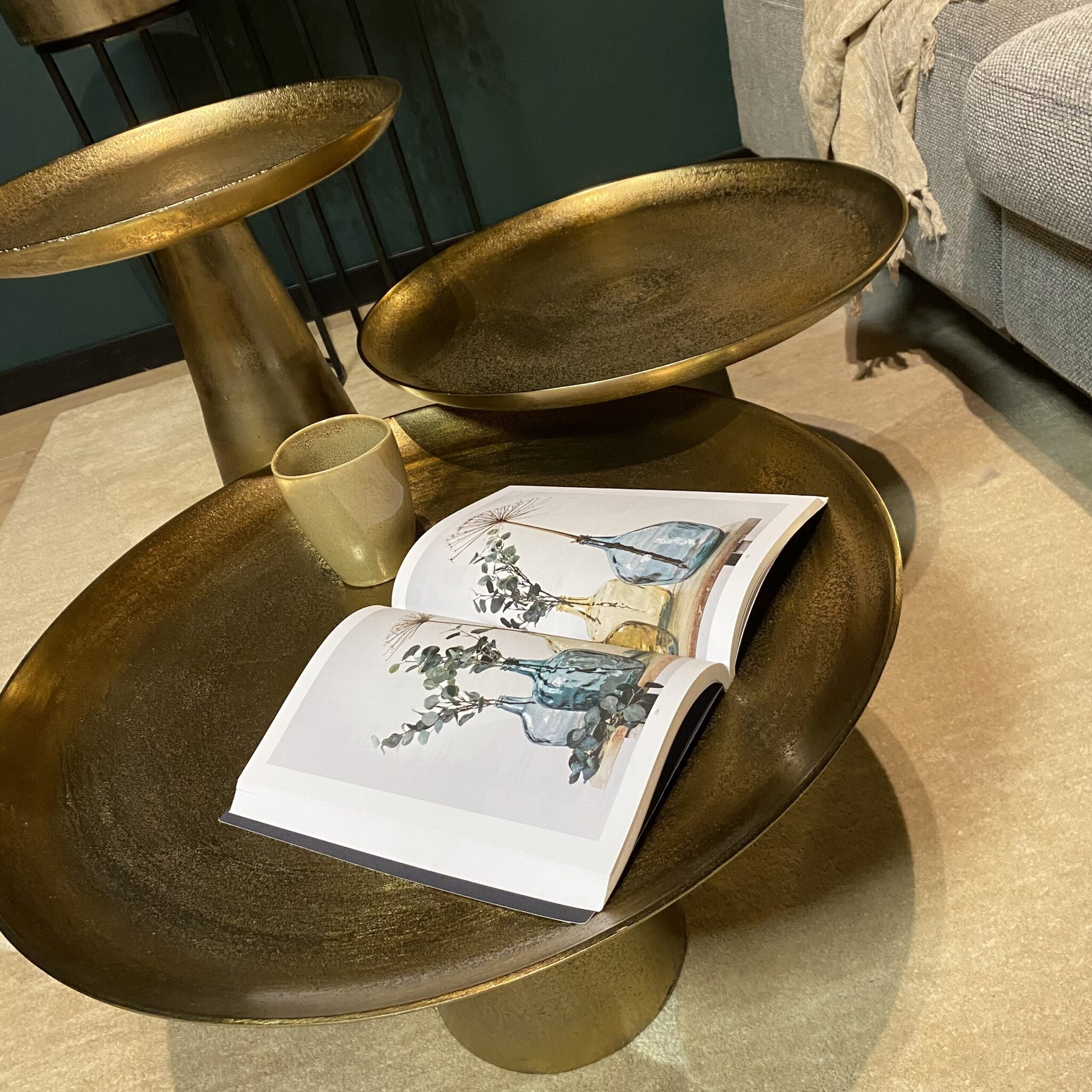 Starfurn - Salontafel Daisy - Brons - 50x50x40 cm