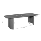 Starfurn - Eettafel Maré - Bruin - 100x200x76 cm