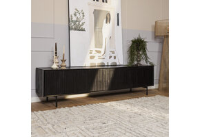 Starfurn - Tv meubel Madison - Zwart - 45x210x55 cm