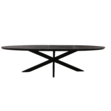 Starfurn - Eettafel Brandy Black - 210 cm - Ovaal