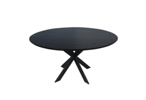 Starfurn - Eettafel Ferris - Zwart - 150x150x76 cm