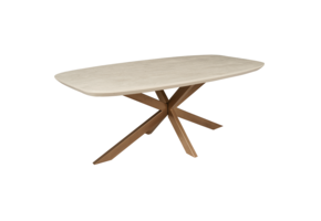 Starfurn - Eettafel Madison - Beige - 120x280x76 cm