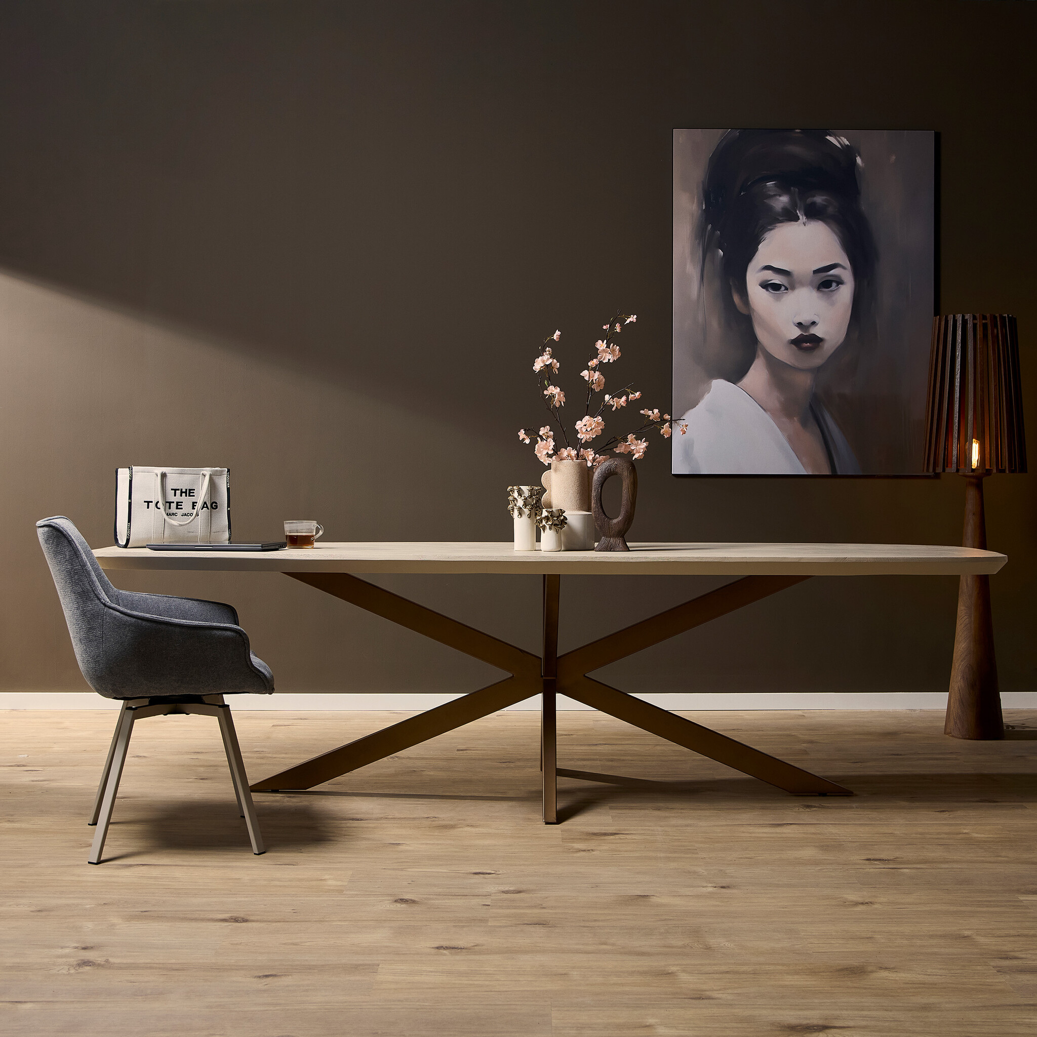 Starfurn - Eettafel Madison - Beige - 100x280x76 cm
