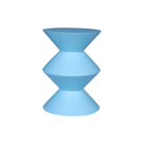 Starfurn - Bijzettafel Abel - Blauw - 33x33x45 cm