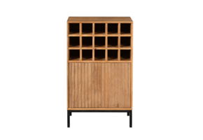 Starfurn - Wijnkast Madison - Bruin - 35x55x90 cm