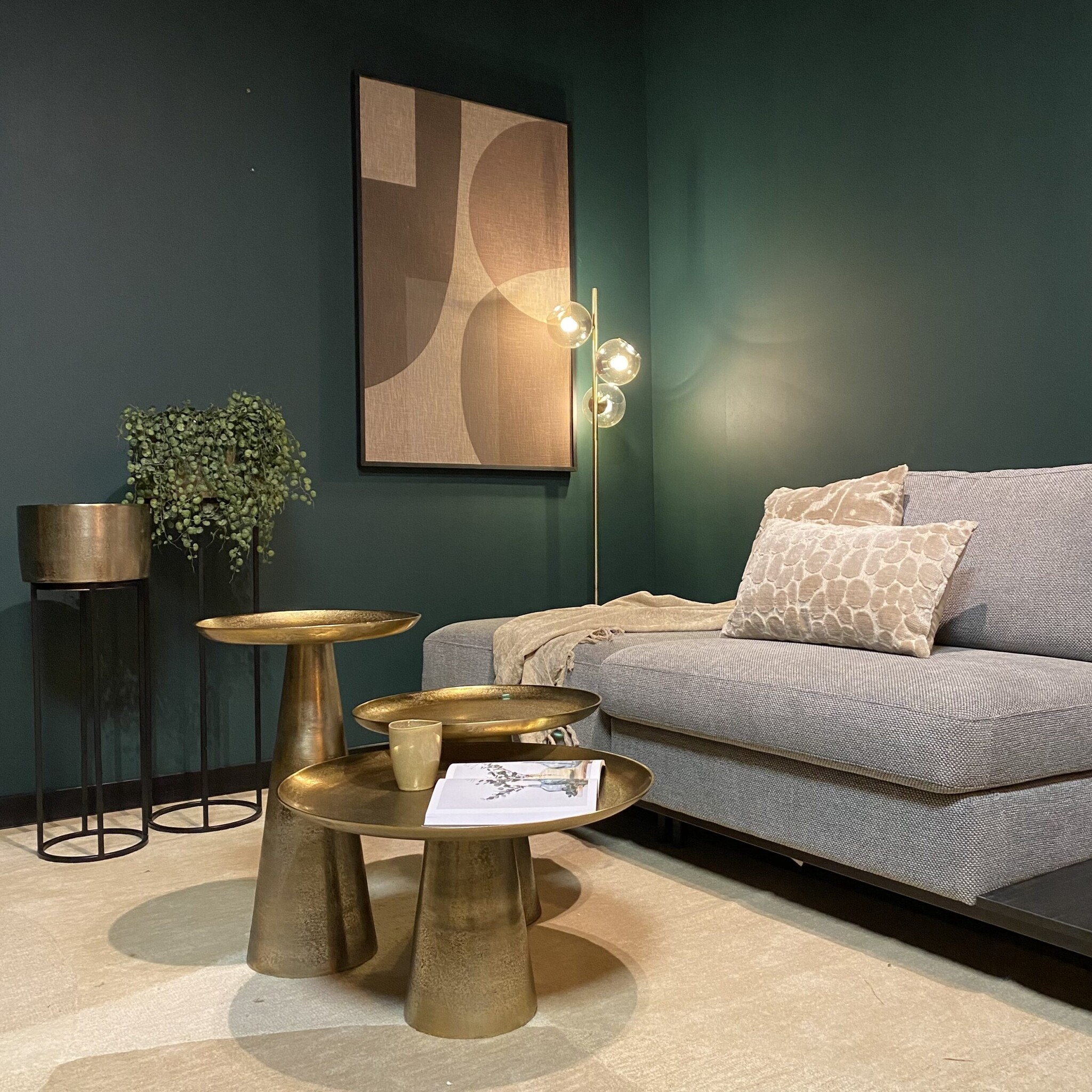 Starfurn - Salontafel Daisy - Brons - 40x40x60 cm