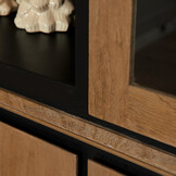 Starfurn - Vitrinekast RichWood - Bruin - 45x160x200 cm