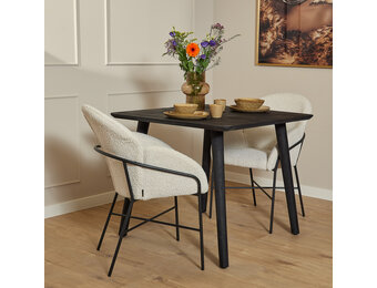 Starfurn - Eettafel Omaha Black - 90 cm