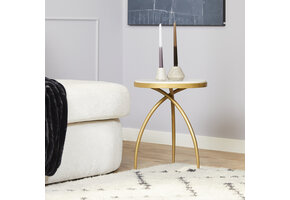 Starfurn - Bijzettafel Kay - Wit - 40x40x50 cm