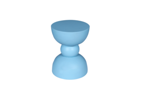 Starfurn - Bijzettafel Jon - Blauw - 30x30x40 cm