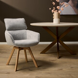 Starfurn - Eetkamerstoel Jon - Taupe - 64,5x59x91 cm