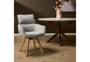 Starfurn - Eetkamerstoel Jon - Taupe - 64,5x59x91 cm