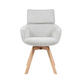 Starfurn - Eetkamerstoel Jona - Taupe - Set van 2