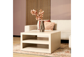 Starfurn - Salontafel Brussel - Beige - 80x80x40 cm