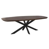 Starfurn - Eettafel Madison - Zwart - 120x280x76 cm