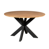 Starfurn - Eettafel Madison - Bruin - 130x130x76 cm