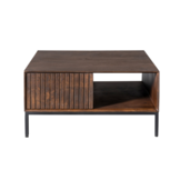 Starfurn - Salontafel Madison - Bruin - 80x80x40 cm