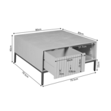 Starfurn - Salontafel Madison - Bruin - 80x80x40 cm