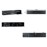 Starfurn - Zwevend tv meubel Vision Black - 160 cm