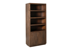 Starfurn - Boekenkast Brussel - Bruin - 45x90x200 cm