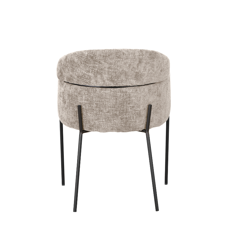 Starfurn - Eetkamerstoel Otis - Beige - 60,5x74,5x55 cm