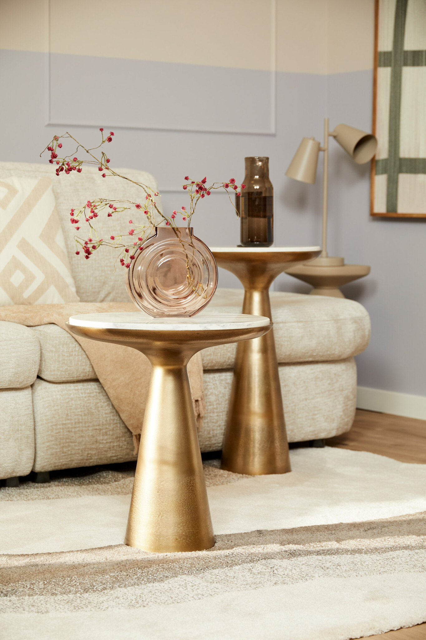 Starfurn - Bijzettafel Essy - Wit - 45x45x50 cm