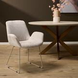 Starfurn - Eetkamerstoel  - Beige - 63x60x83 cm