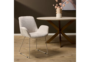 Starfurn - Eetkamerstoel  - Beige - 63x60x83 cm