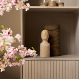 Starfurn - Boekenkast Madison - Beige - 45x55x200 cm